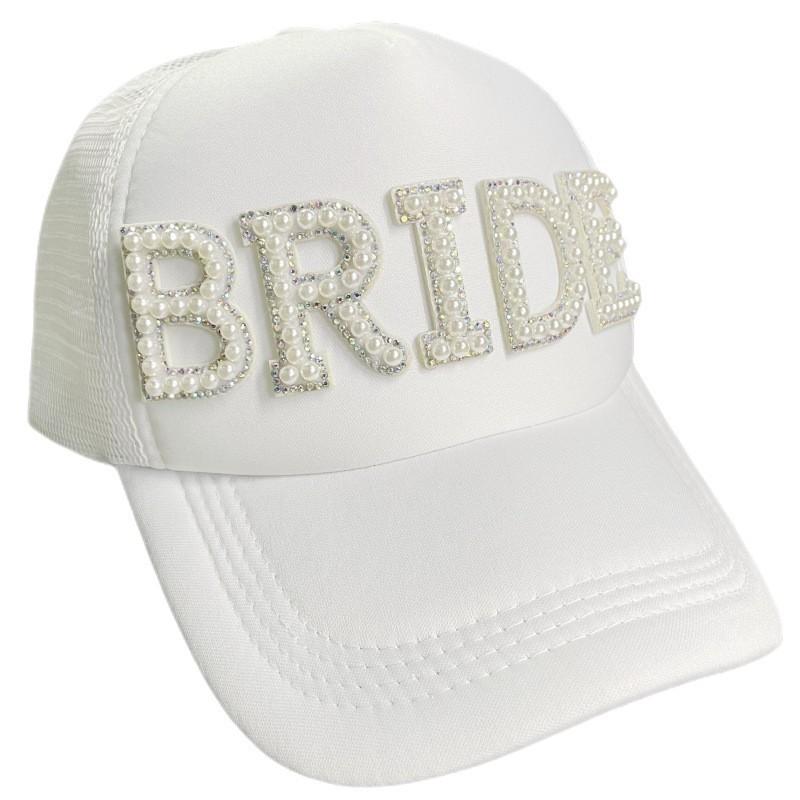 BRIDE/MRS/TRIBE/WIFE/MR Baseball Cap Wedding Decoration Bridal Shower Party Supplies Honeymoon Trip Hat Creative Wedding Gifts