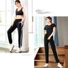 Shuanau Yoga en Sportkleding Gewatteerde Top en Broek voor Training en Perfect voor en Winter Dames 4-delige Set, Rekbaar, Vochtregulerend,