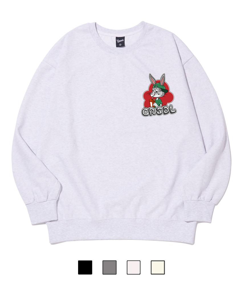CREAM SODA LAB Shocking Rabbit Sweatshirt (Type A)
