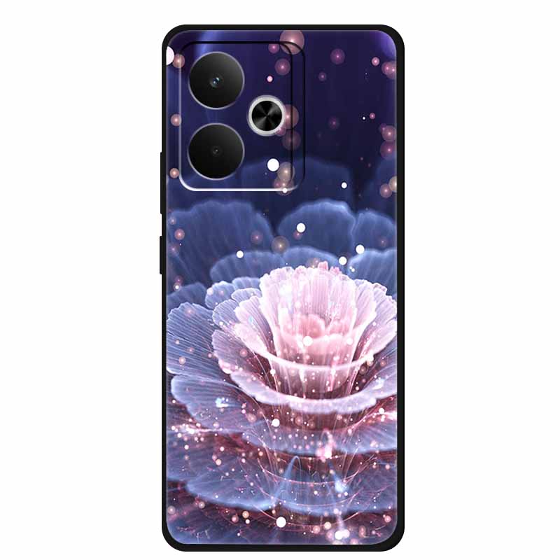 For Realme GT 7 T 7T Phone Case Fashion Photos Black Silicone Soft Back Cover Case For Realme GT 7T GT7 7 T Case GT7T Coque Capa