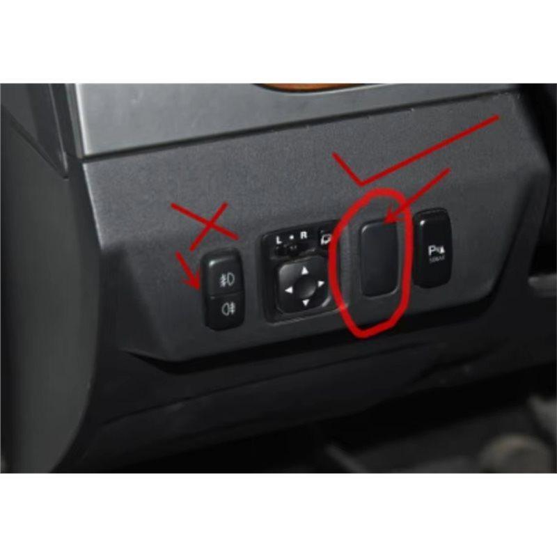 Harness Switch And Button Accessories For Mitsubishi Pajero V73 V97 V93 V87 ABS Switch Anti-Slip Switch 1 Set ABS Button