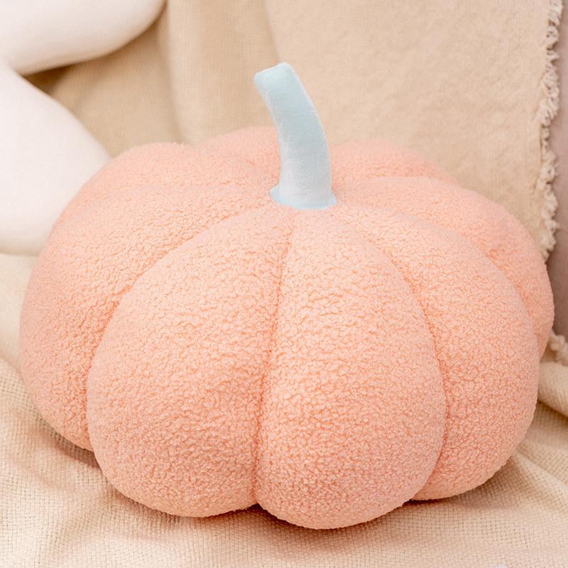 Pumpkin Throw Pillow Colorful Pumpkin Plush Toy Children'S Vegetable Doll Activity Decoration Props