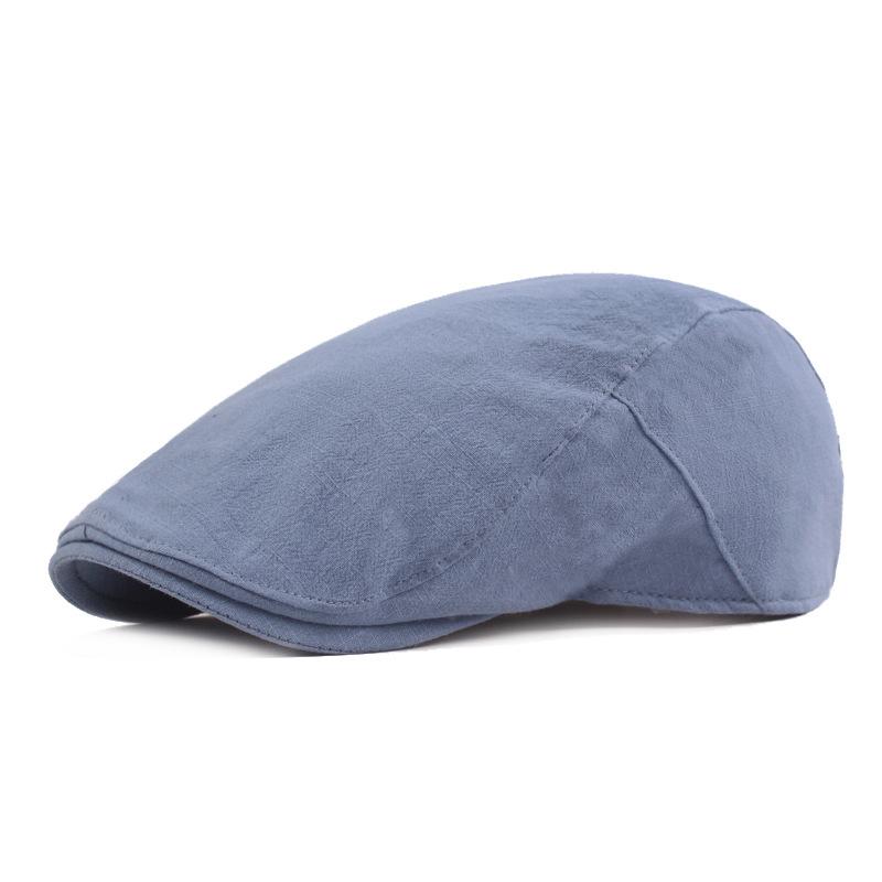 Japanese and Korean Peaked Cap Literary Youth Forward Hat Women's Hat Nostalgic Retro Beret Women's Monochrome Hat 56-58CM