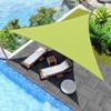 Silver Coated Awning Shade Sail Triangular Canopy Landscape Canopy Sun Protection 3 Meters