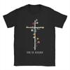 He Is Risen Wildflower Happy Easter Jesus Christian Cross T Shirt  Trendy Cool TShirts Short Sleeve Vintage Tshirt Plus Size