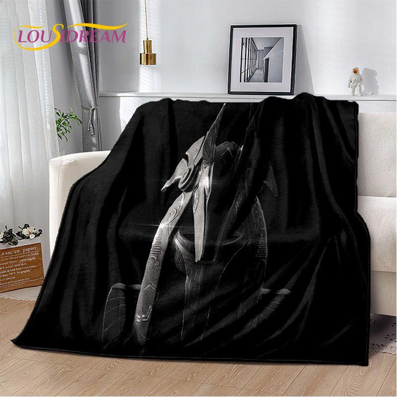 Anubis Egypt Death Mythology Horus Soft Plush Blanket,Flannel Blanket Throw Blanket for Living Room Bedroom Bed Sofa Picnic Kids