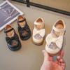 Mädchen Leder Schuhe Frühjahr/Sommer Neue Kleine Mädchen Mode Bogen Prinzessin Schuhe Baby Mädchen Mesh Atmungs Einzelnen Schuhe