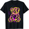 Graffiti Streetart Bear, Bear Cartoon Hip-hop Pop Art T-Shirt