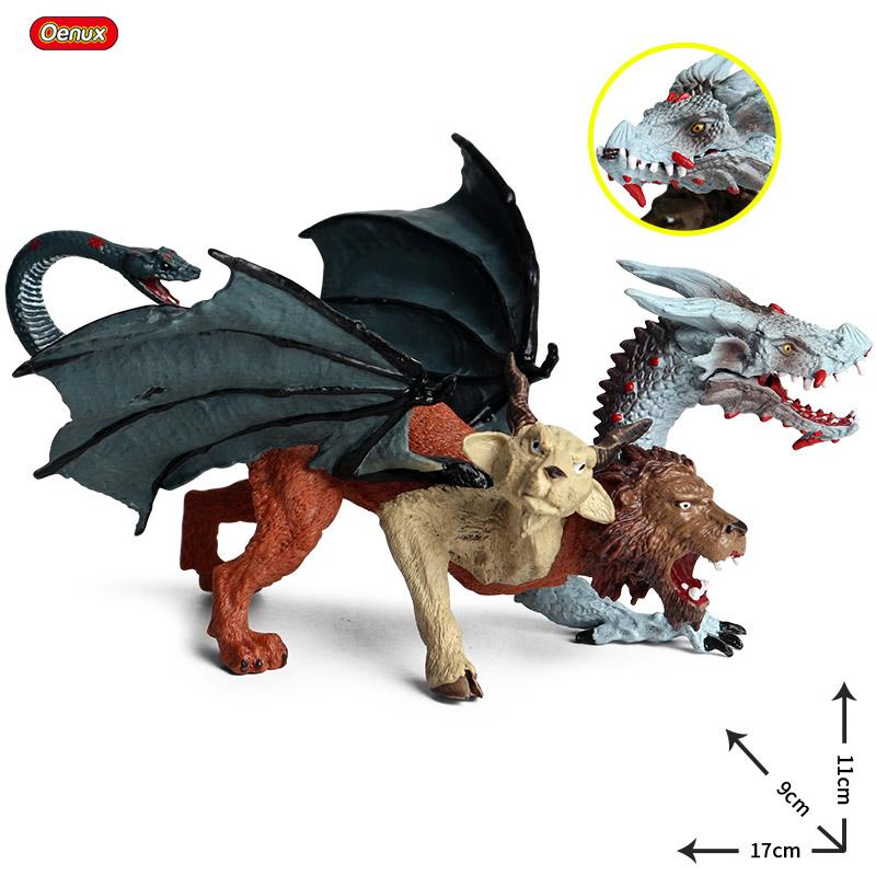 Oenux Eredeti Vad Dinoszauruszok Mítosz Sárkány Állatok Modell Tűz Bika Polip Szörnyeteg Rák Akciófigurák Gyerek Gyűjtemény Játék Ajándék
