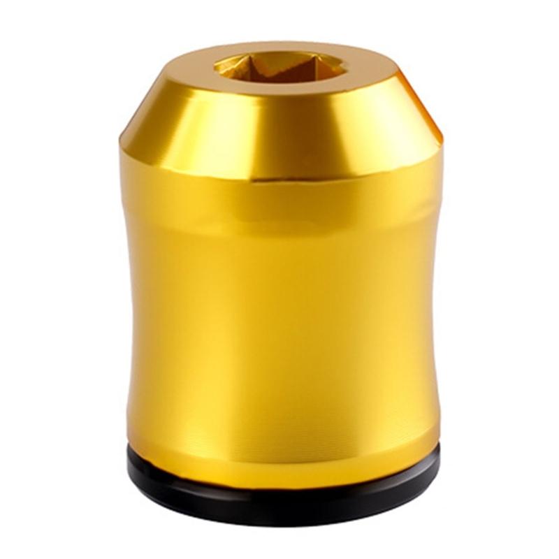 Solida magnetiska bitshållare i aluminium med snabb avmagnetisering, lämpliga för de flesta skruvdragare, med greppförbättrande design