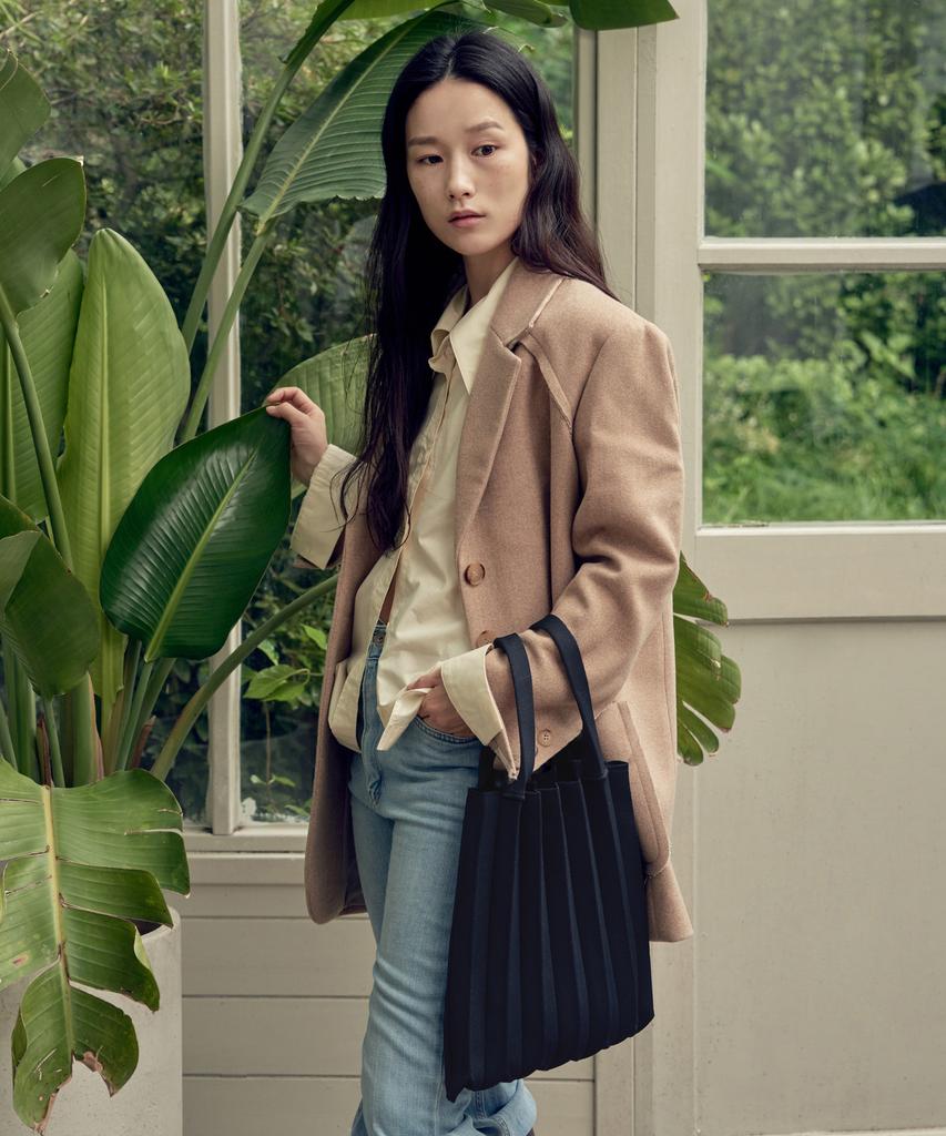 Pleatsmama Jacquard Midnight Tote Bag