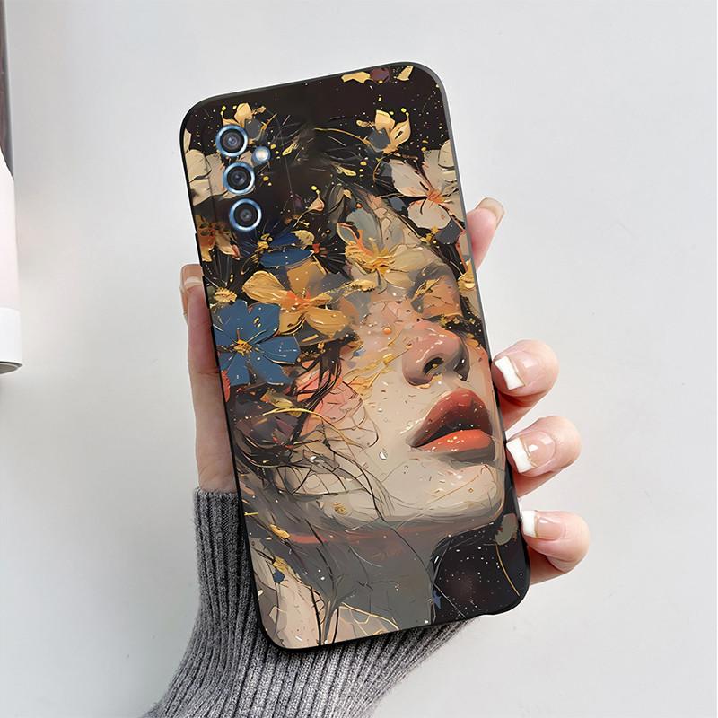 For Samsung Galaxy M52 5G Case Galaxy M23 Cute Cartoon Soft Silicone Phone Cases For Samsung M52 M23 Cover M52 5G Fundas Bumper