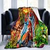Flanelldecke mit Tiger-Tiermuster, Bettdecke für Sofa, weich, für Erwachsene, warme Überwurfdecke, Reiseüberwurf, Kühldecke