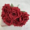 7 Heads Rose Silk Artificial Flower Bride Bouquet Wedding Floral Arrangement Materials Home Table Vase Decor Party Props Gifts