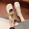 Fairy Red Niche Single Shoes Summer Gentle Wind Mary Jane Shoes Female Grandma Shoe Design Shallow Mouth