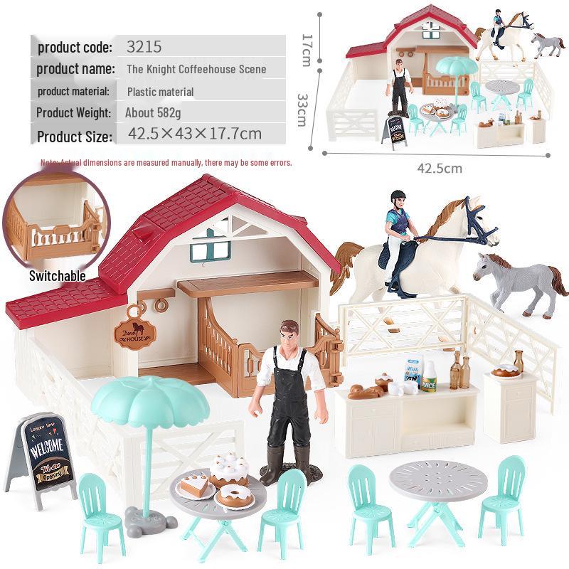 Creative Simulation Fence Set for Farm, Ranch, Zoo, or Sandbox Decorations
