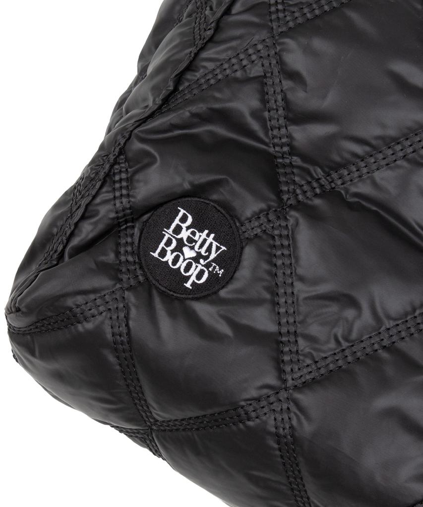 Cnvs Betty Boop Quilted Chain Shoulder Bag_Black