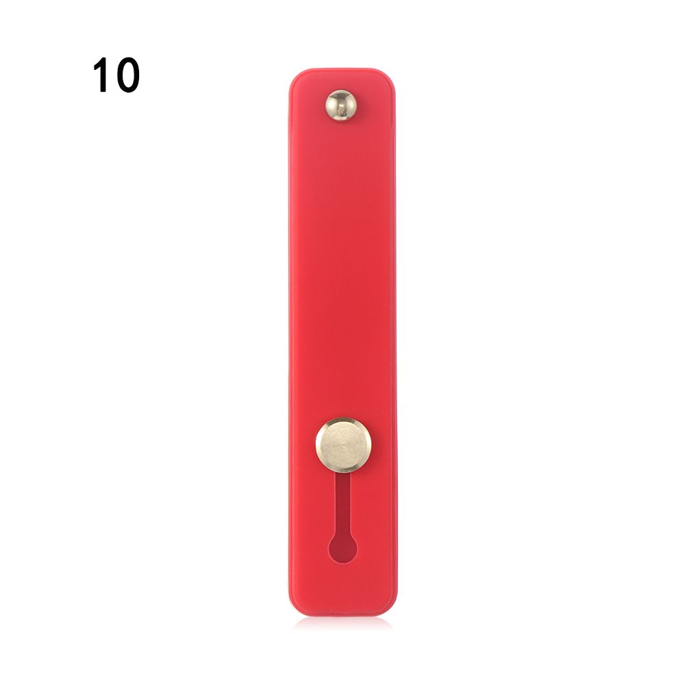 Candy Color Silicone Hand Band Push Pull Phone Holder Grip Stand Finger Ring