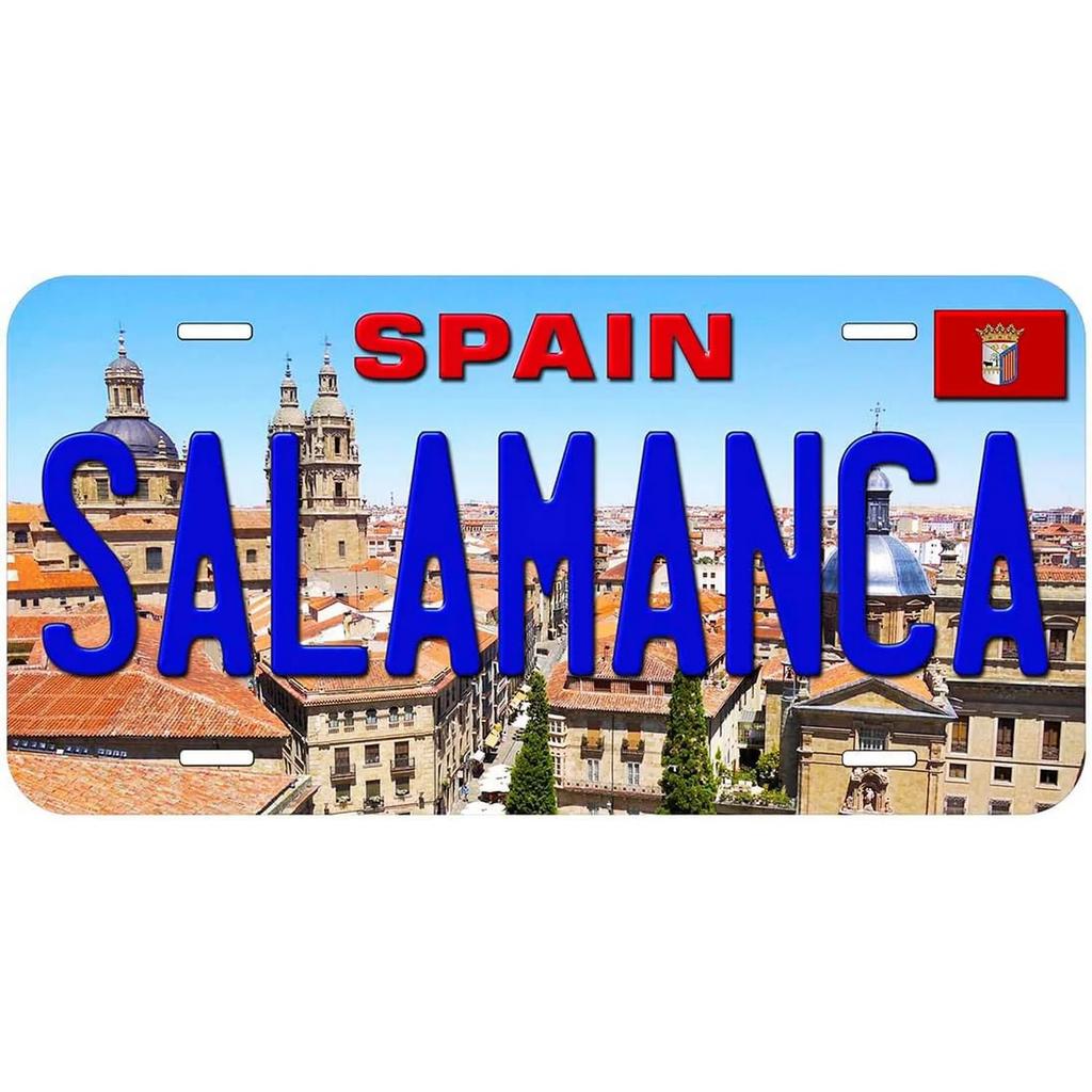 Vintage License Plates Decoration Signs Vintage Dubai Munich Madrid Moscow City Tags Metal Automotive Signs For Car Front