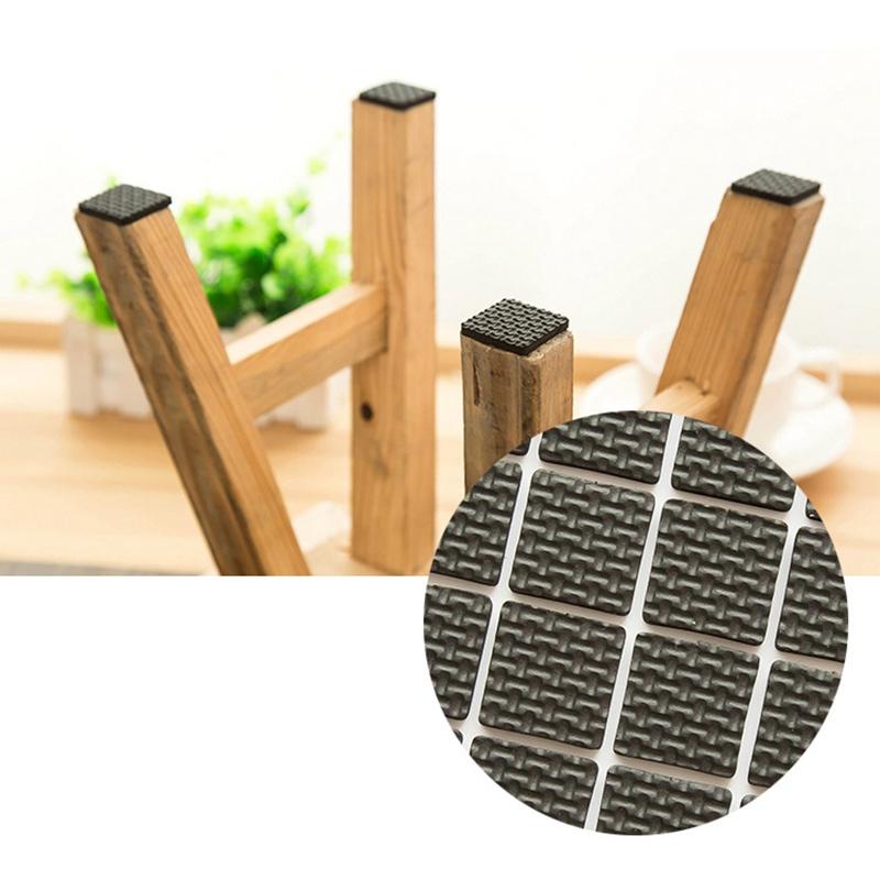 Non Slip Furniture Pads, Self Adhesive Rubber Floor Protectors, Furniture Grippers Chair Leg Pads Self Adhesive Furniture Pads Rubber Chair Feet