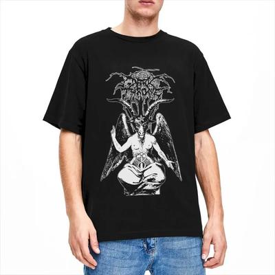 Darkthrone Band Death Metal Accessories Shirt for Men Women Vintage Pure Cotton Tee Shirt O Neck Short Sleeve Plus Size Clothes