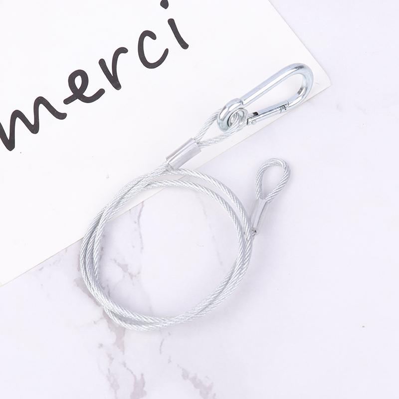1Pc Safety Ropes Security Cable Safety Cable Steel Wire Stage Light Equipment Led Bar Light Maximum Bearing Weight 20KG