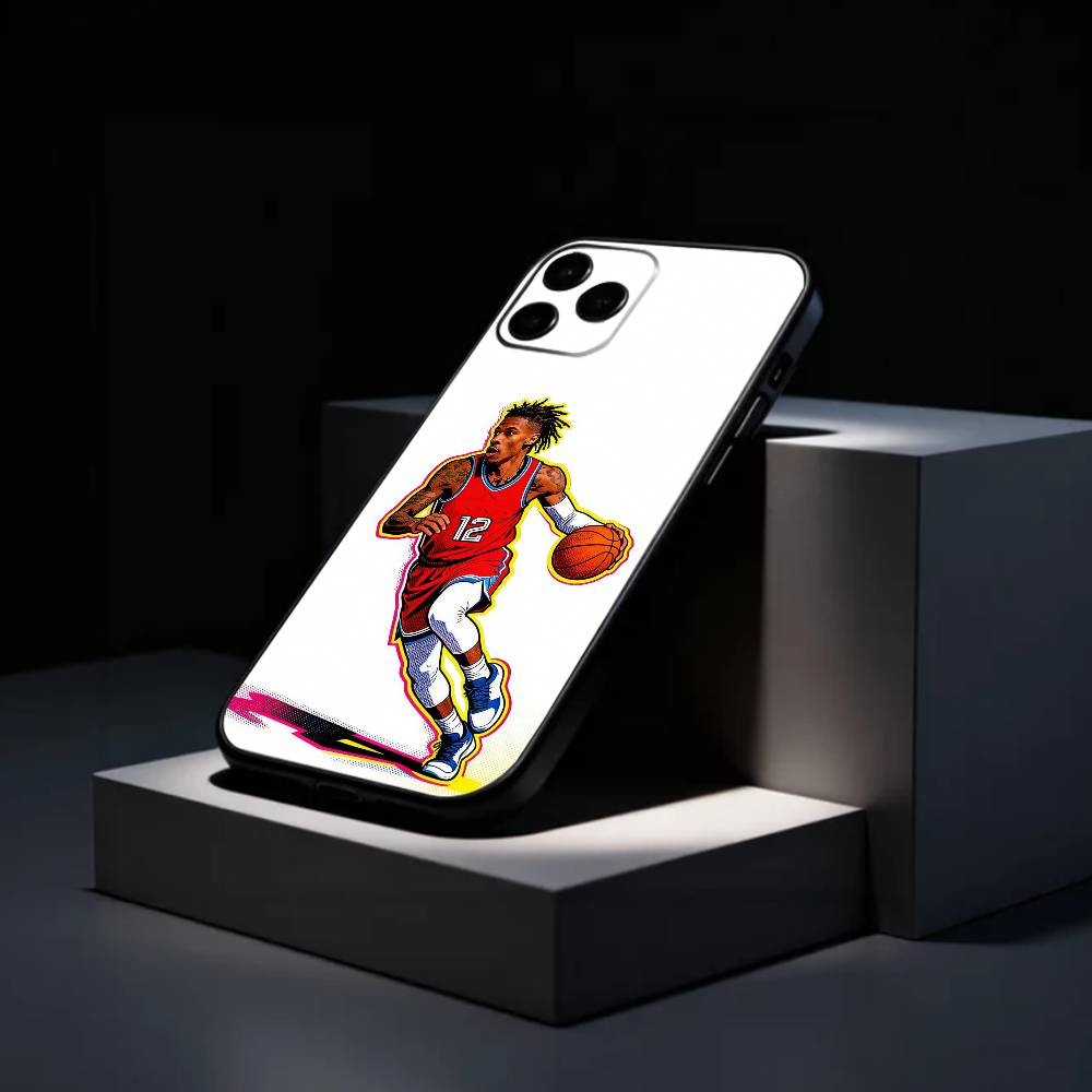 Basketball J-Ja M-Morant 12 Handyhülle Silikon Weich Für IPhone 17 16 15 14 13 12 11 X XR Plus Pro Max Plus
