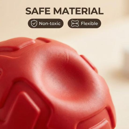 Squeaky Kettlebell Dog Toy Interactive Toy with Handle Dog Chew Tooth Cleaning Toy for Aggressive Chewers