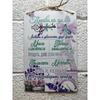 Home & Family Rules Metal Poster, Newlyweds Gift Wall Art 20x30cm