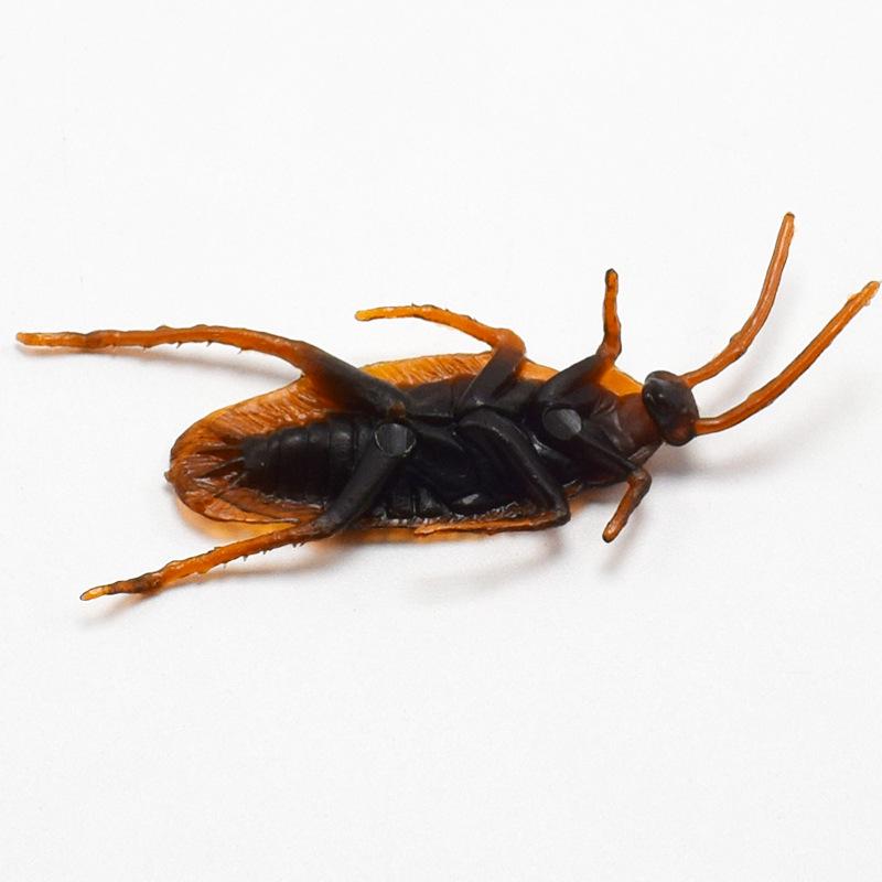 Non-Toxic 5-50Pcs Horrifying Funny Cockroaches Joke Decoration Props Rubber Toy Gags Practical Jokes Toys Simulation Plastic Centipede