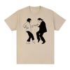 Pulp Fiction Vintage T-shirt Classic Movie Gift for Fans Friends Creative Punk Fun Cotton Men T Shirt New Tee Tshirt Womens Tops