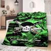 ONE PIECE Straw Hat Pirates Print Blanket Warm Comfortable Flannel Blanket Suitable for Bedrooms,Sofas, Beds,Chairs -QIAO115