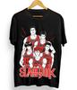 Slam Dunk Team T-Shirt Basketball For Anime Manga Black Tshirt Tee All Size