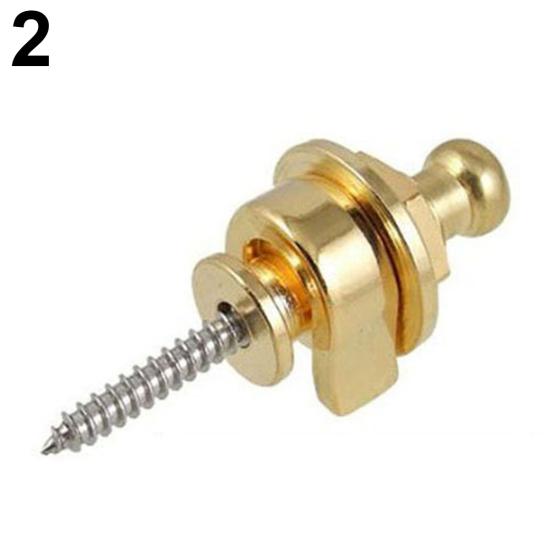 Guitar Strap Locks Round Head Anti-Slip Guitar Accessory Electric Guitar Bass