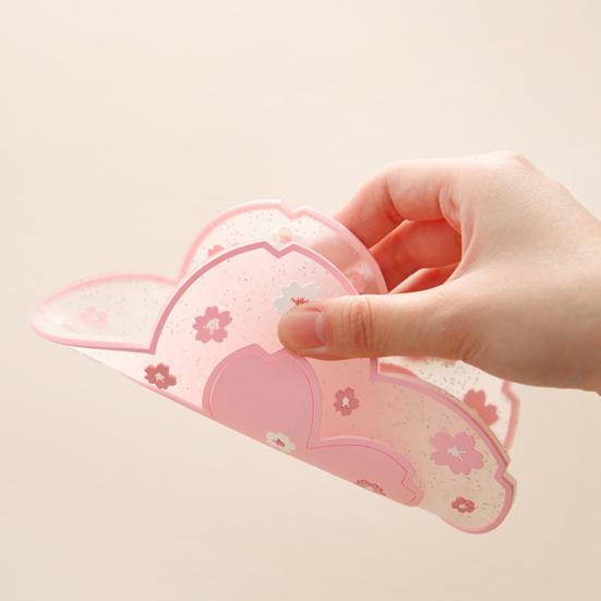PVC Flower Insulation Cup Shape Anti-skid Heat Coffee Mats Tea Coaster