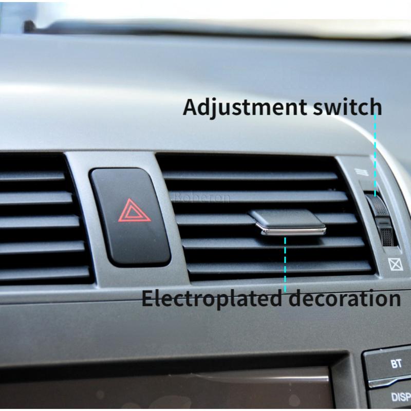 Car AC Vent With Assemble Kit Center Dash Air Outlet Air Vent For Toyota Corolla 2009-2013 55663-02060
