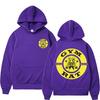 Japansk Anime Demon Slayer Uzui Tengen Trykt Hettegenser Morsom Ninja Muskuløs Treningsnarkoman Hettegensere Unisex Oversized Fleece Bomull Genser