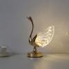 Nordic Decorative LED Desk Lamp Simple Crystal Butterfly Atmosphere Lamp Bedroom Bedside Touch Creative USB Small Night Lamp