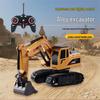 Children's 11-Channel Remote Control Excavator Toy - Electric Engineering Vehicle