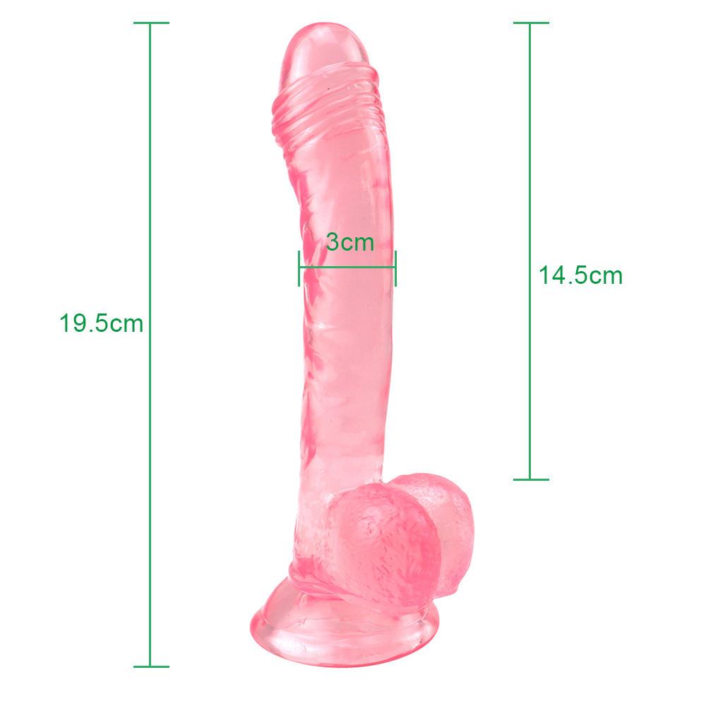 Realistic Soft Dildo MoDi Sex Toys for Women with Thick Glans with Powerful Suction Cup Stiff Cock