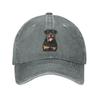 Fashion Cotton Rottweiler Dog Baseball Cap Women Men Personalized Adjustable Adult Dad Hat Summer
