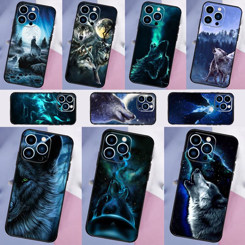 Starry Animal Wolf Case For OnePlus 15 12 13 11 10 9 Pro 13R 13T 12R 10T 10R Nord CE 5 2 3 4 Lite N20 N30 Coque