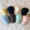 Macaron Farbe Zerrissener Buchstabe Baseballkappe für Damen im Frühling und Sommer Neue breite Krempe, die das Gesicht zeigt Kleiner weicher Schirm Sonnenschutz Baseballkappe