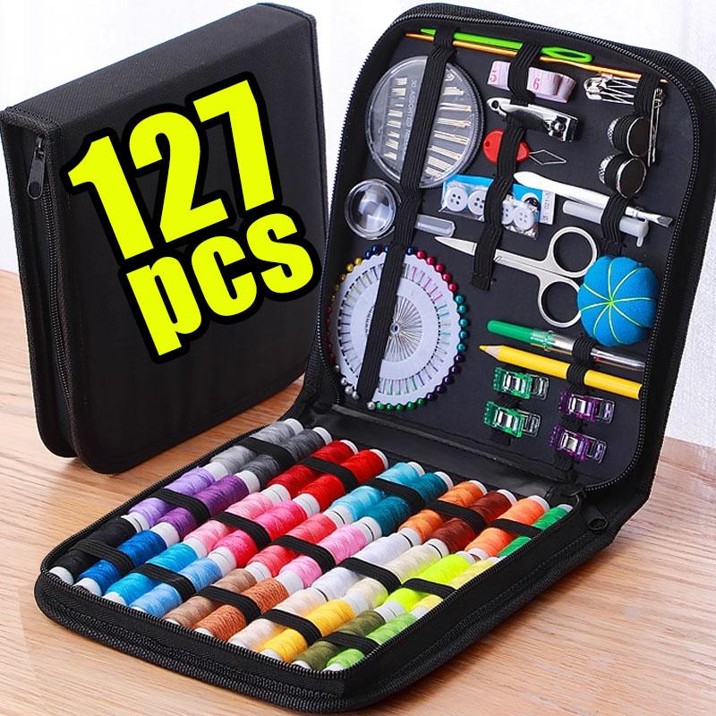 Sewing Kit with Case Portable Sewing Supplies for Home Traveler
