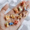 European and American Squirrel Pendant: 14K Gold Color Retention DIY Dripping Oil Painting Series