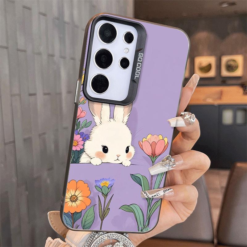 Süße Cartoon-Hase-Handyhülle stoßfest für Samsung A17 A16 A15 A14 A37 A57 A36 A56 A26 A35 A55 A25 A34 A54 A24 A13 A23