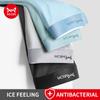 MiiOW 4 Pz / lotto Uomini Boxer Shorts Grafene Antibatterico Seta del Ghiaccio Biancheria Intima Uomo Boxer Senza Soluzione di Continuità Traspirante Mutandine Maschili L-5XL