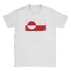 Oversized T-shirt Zomer Make America Go Away Vrijetijds T-shirts Groenland Vlag Katoenen T-shirt voor Mannen Y2K Korte Mouw Kleding