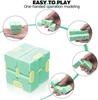 Infinity Cube Fidget Sensory Toy Mini Puzzle Cube Toy Stress Anxiety Relief Magic Puzzle Flip Toy for ADHD Autistic Adult Kids