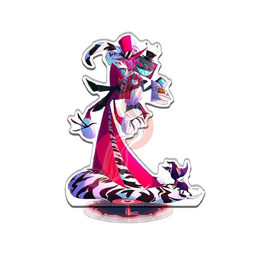 New Hazbin Hotel Charlie Morningstar Stand Acrylic Figures Vaggie Desktop Standing Sign Model Decoration Collection Gifts 2 Poseable Articulated Scale
